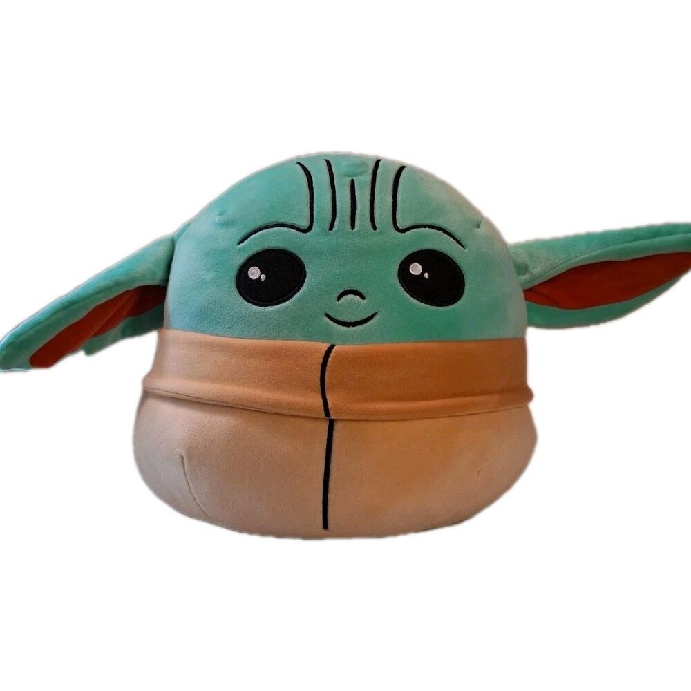 Squishmallows Star Wars Mandalorian Grogu The Child Baby Yoda 10" Plush Toy‎